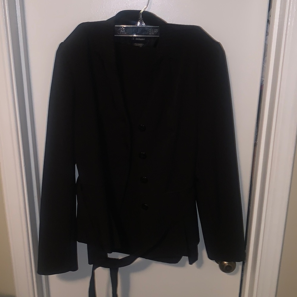 Black skirt suit